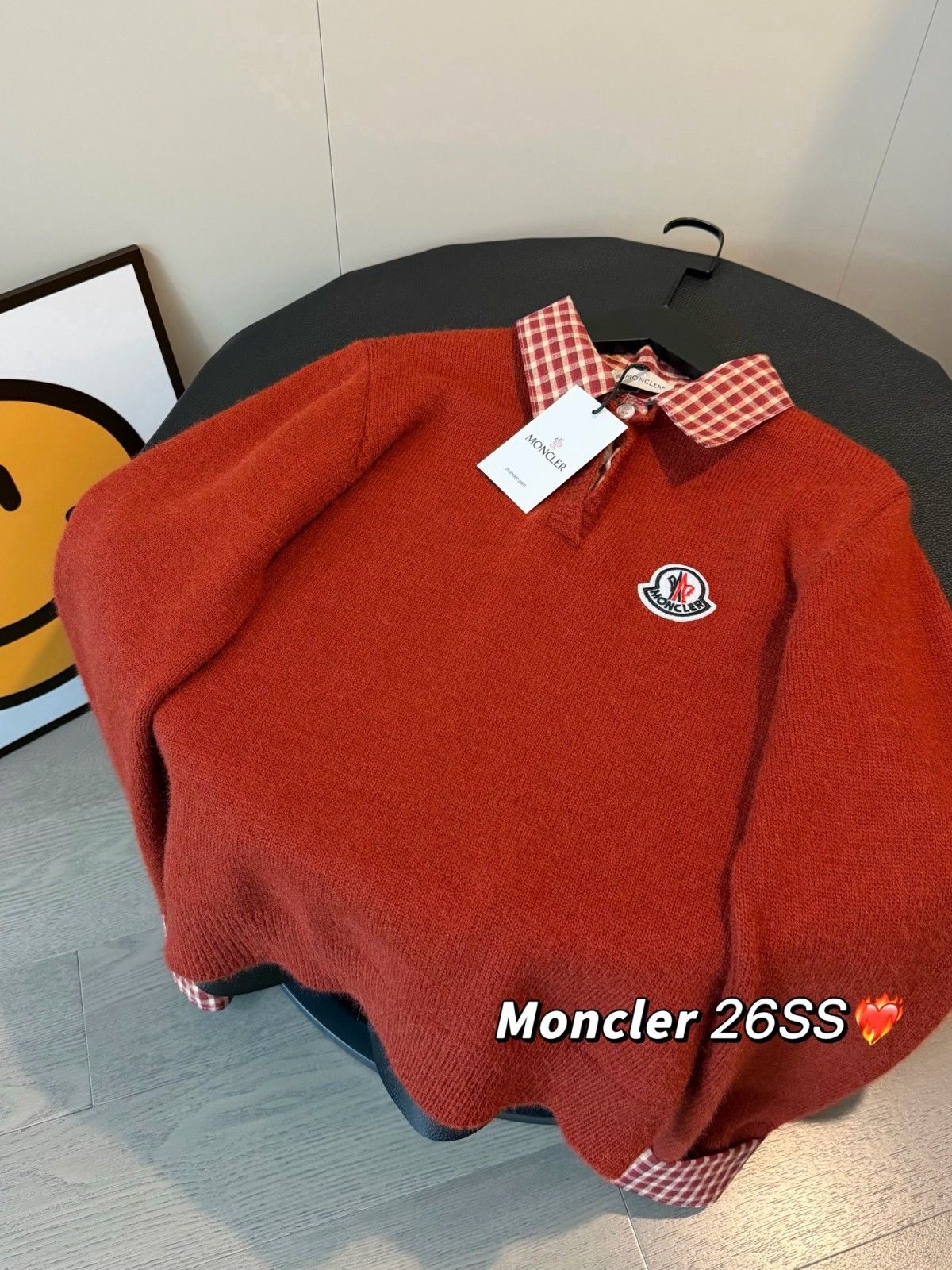 モンクレール セーター 赤 レディース向け A31962