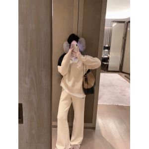 シャネル 上下セット セーター カジュアルパンツ レディース A31959