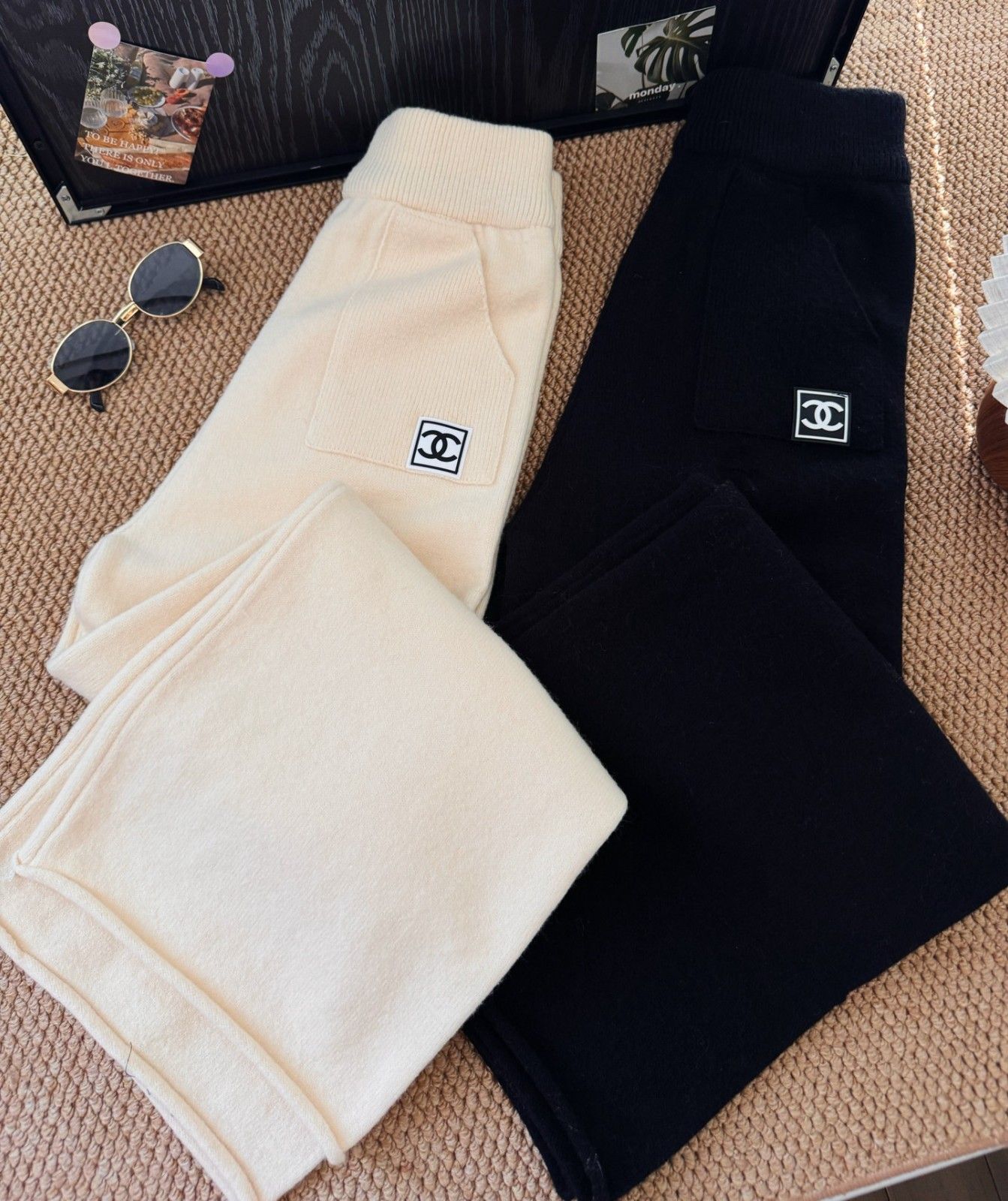 シャネル 上下セット セーター カジュアルパンツ レディース A31959