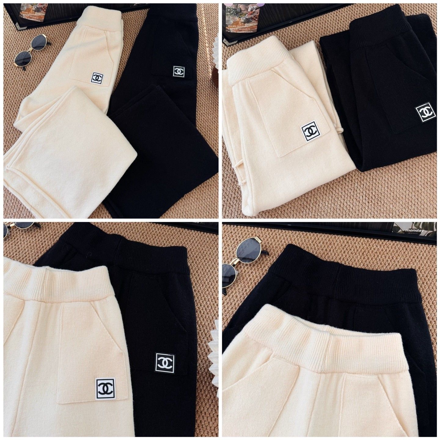 シャネル 上下セット セーター カジュアルパンツ レディース A31959